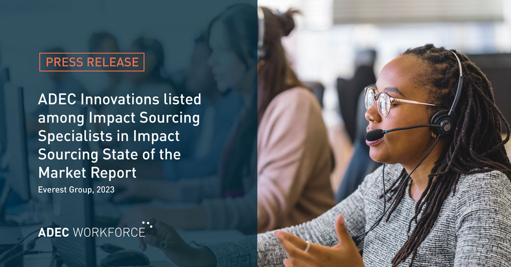 ADEC Innovations Features in Impact Sourcing Report