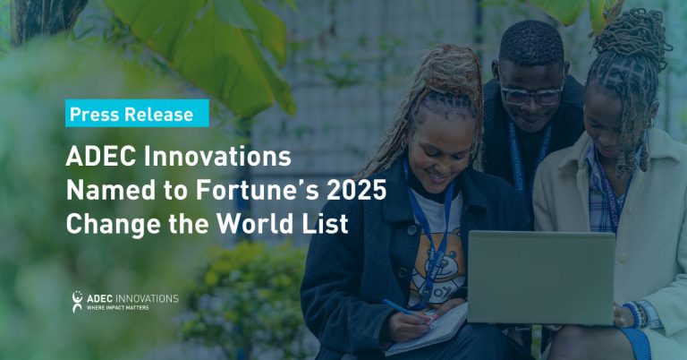 ADEC recognized in Fortune 2025 Change the World list