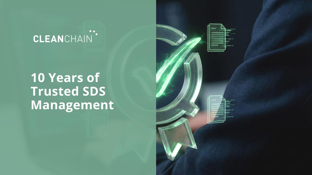 Simplify SDS Management – Celebrate 10 Years of CleanChain Excellence thumbnail